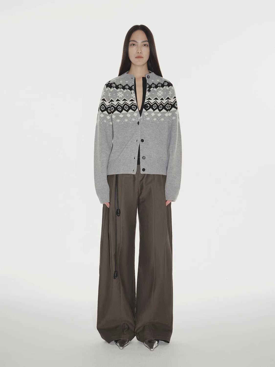 "Autumn on Fair Isle" Australian 17.5 micron machine washable merino wool jacquard sweater - Elysium Limited