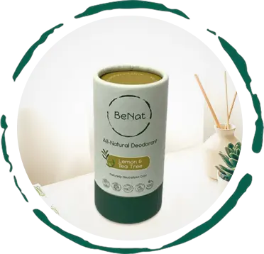 All Natural, Plastic-Free Deodorants DC-BeNat