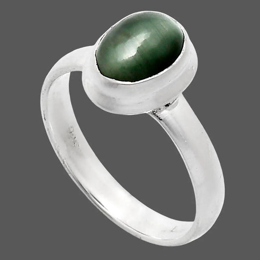 Premium Quality Genuine Cats Eye Ring size-8 R-1007 49-ER14064 DESIRE GEM