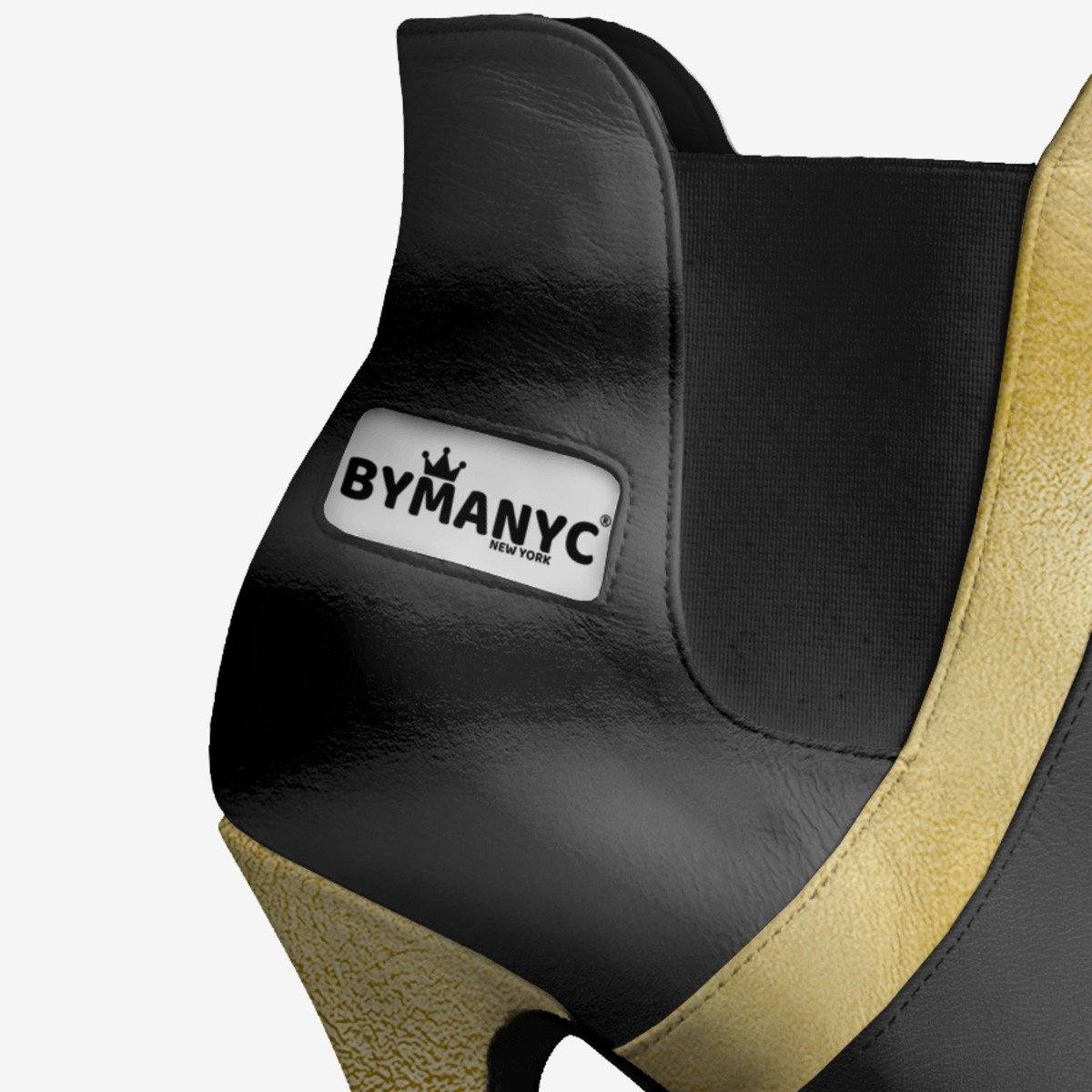 Limited Edition Vegan Over-the-Knee Boots BYMANYC® New York Skyline Black - Elysium Limited