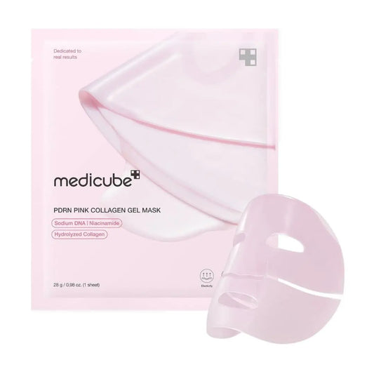 Medicube PDRN Pink Collagen Gel Mask 1 ea Harlequin Chestnut