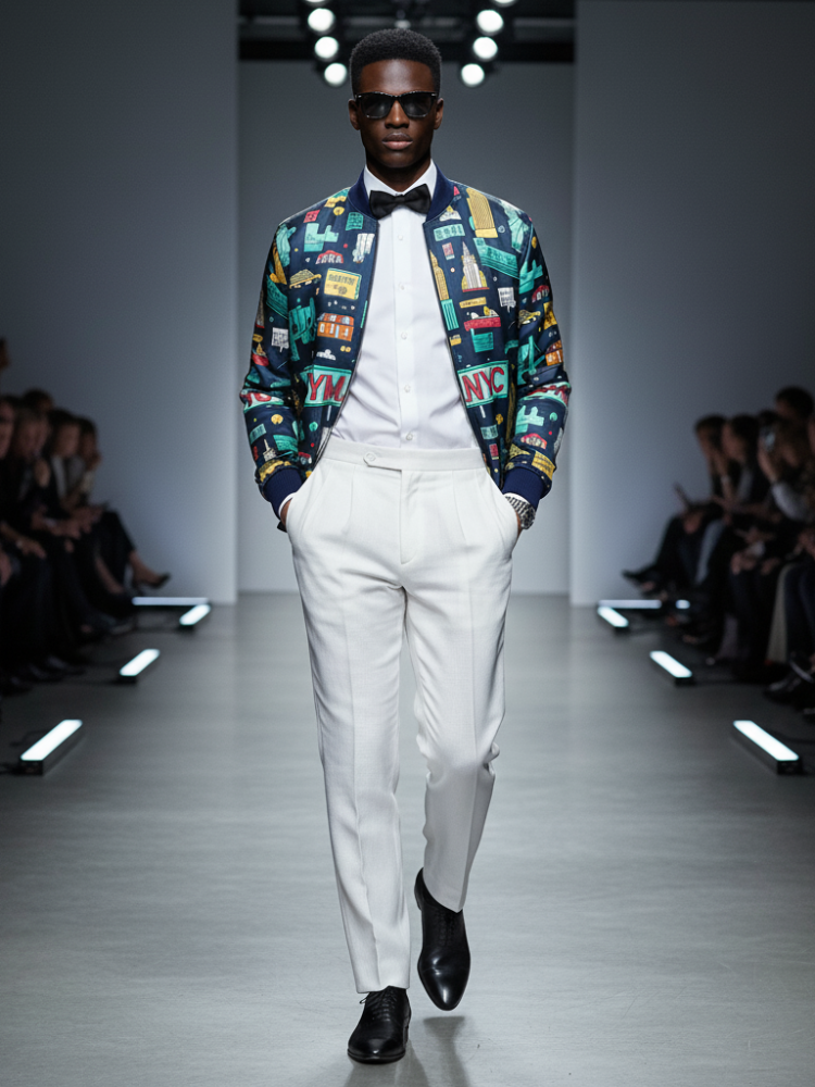 Men's WALL STREET Bomber Jacket BYMANYC ® New York - Elysium Limited