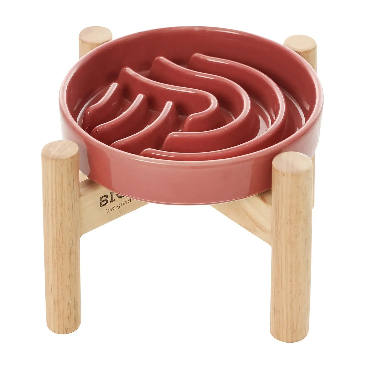 [Wave] Slow Feeder Dog Bowls - Pink / Beige / Orange DC-PEHOM