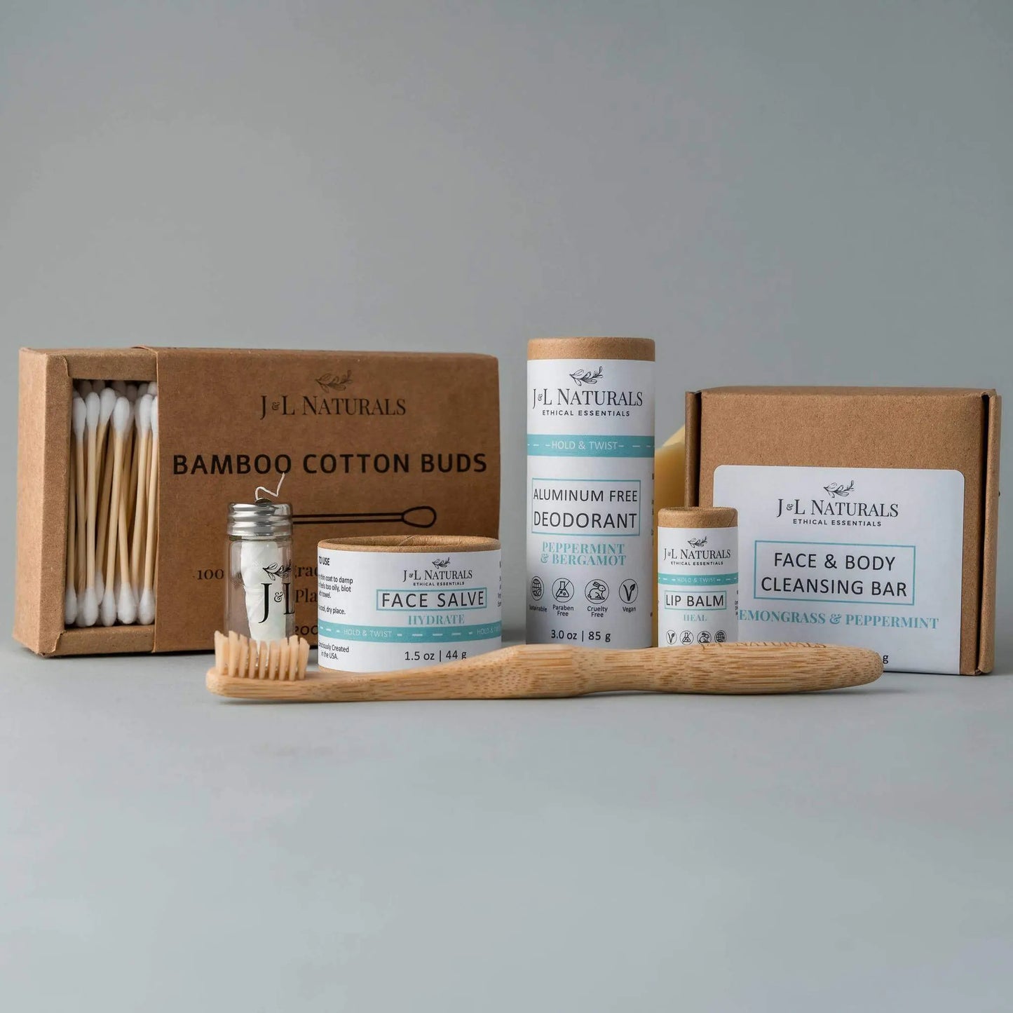 Essentials Self Care Kit (7-Piece Set) Gold Lavender