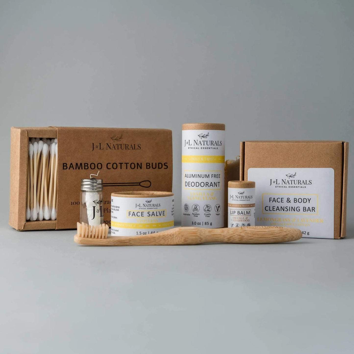 Essentials Self Care Kit (7-Piece Set) Gold Lavender