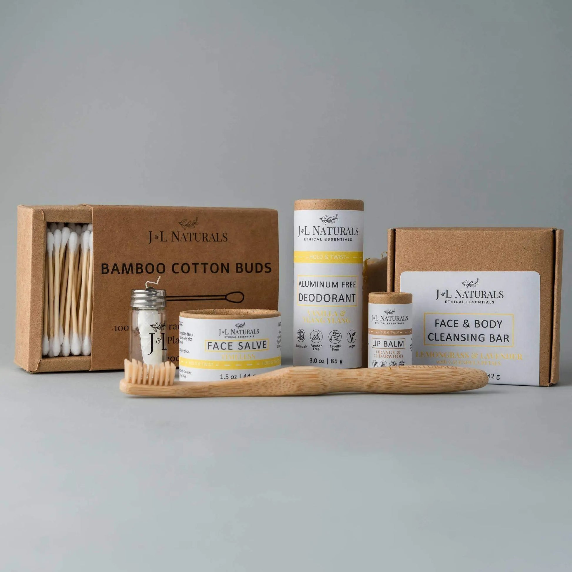 Essentials Self Care Kit (7-Piece Set) Gold Lavender
