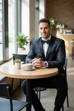 "Amsterdam" Tuxedo Jacket Peak Tux-USA