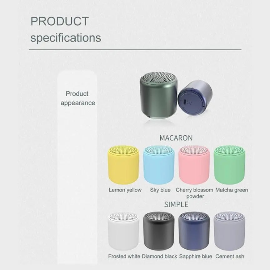 Inpods Little Fun Mini Bluetooth Speaker TWS Macaron Speaker Lilac Milo