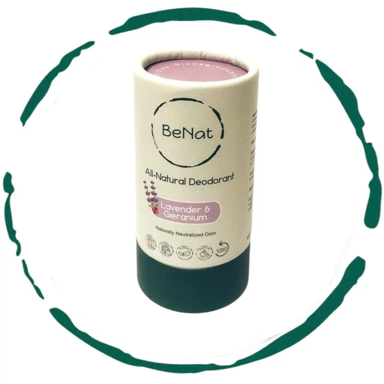 All Natural, Plastic-Free Deodorants DC-BeNat