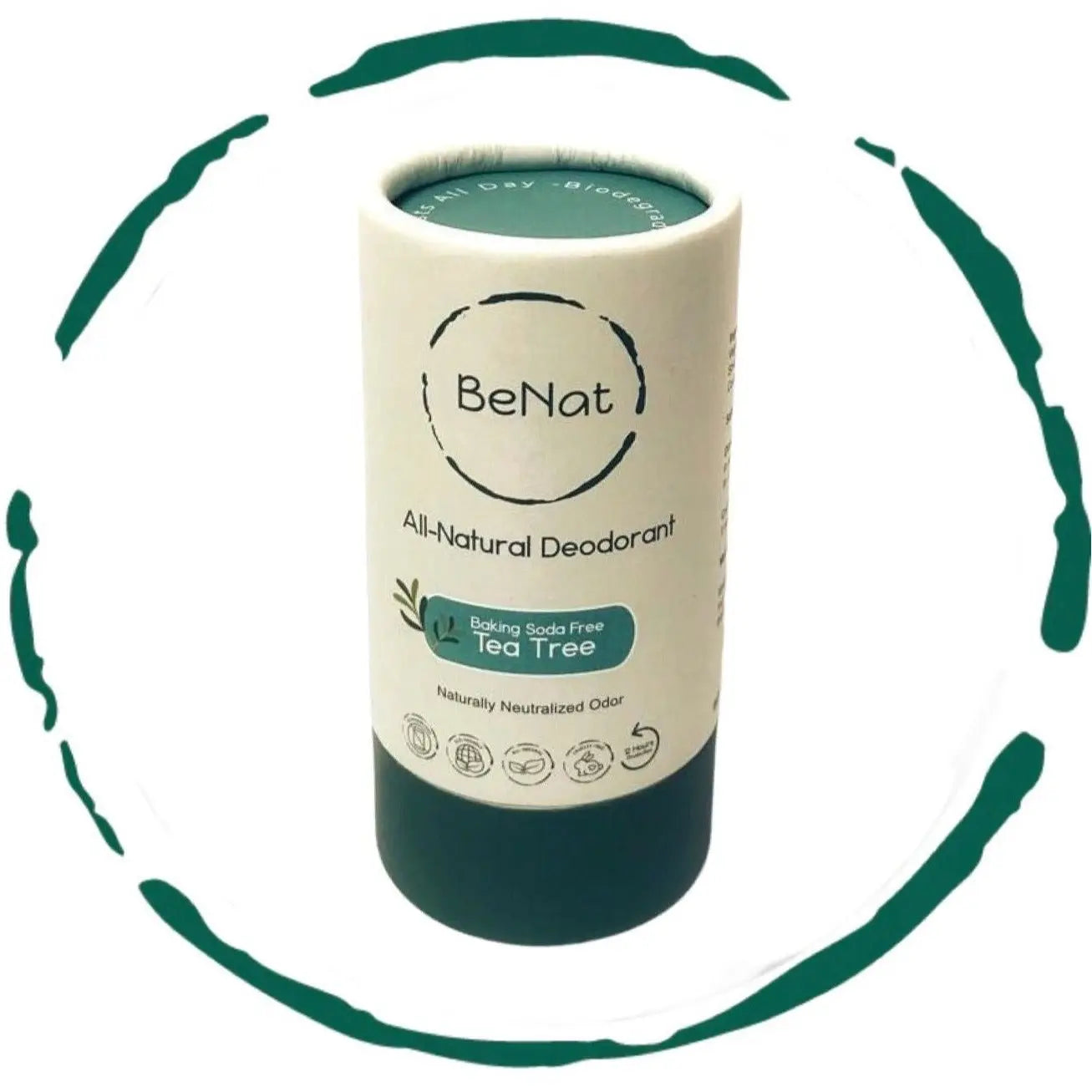 All Natural, Plastic-Free Deodorants DC-BeNat