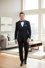 "Vermont" Black Tuxedo Jacket Tux-USA