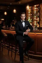 "Vermont" Black Tuxedo Jacket Tux-USA